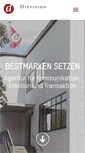 Mobile Screenshot of dievision.de